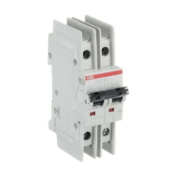 Abb Miniature Circuit Breaker, SU202 Series, 25A, 2 Pole, 400/440V AC, 10kA, C Curve SU202M-C25 - main